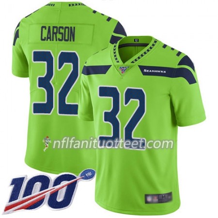 Miesten Seattle Seahawks NFL Pelipaita Chris Carson 32 Nike Vihreä 100th